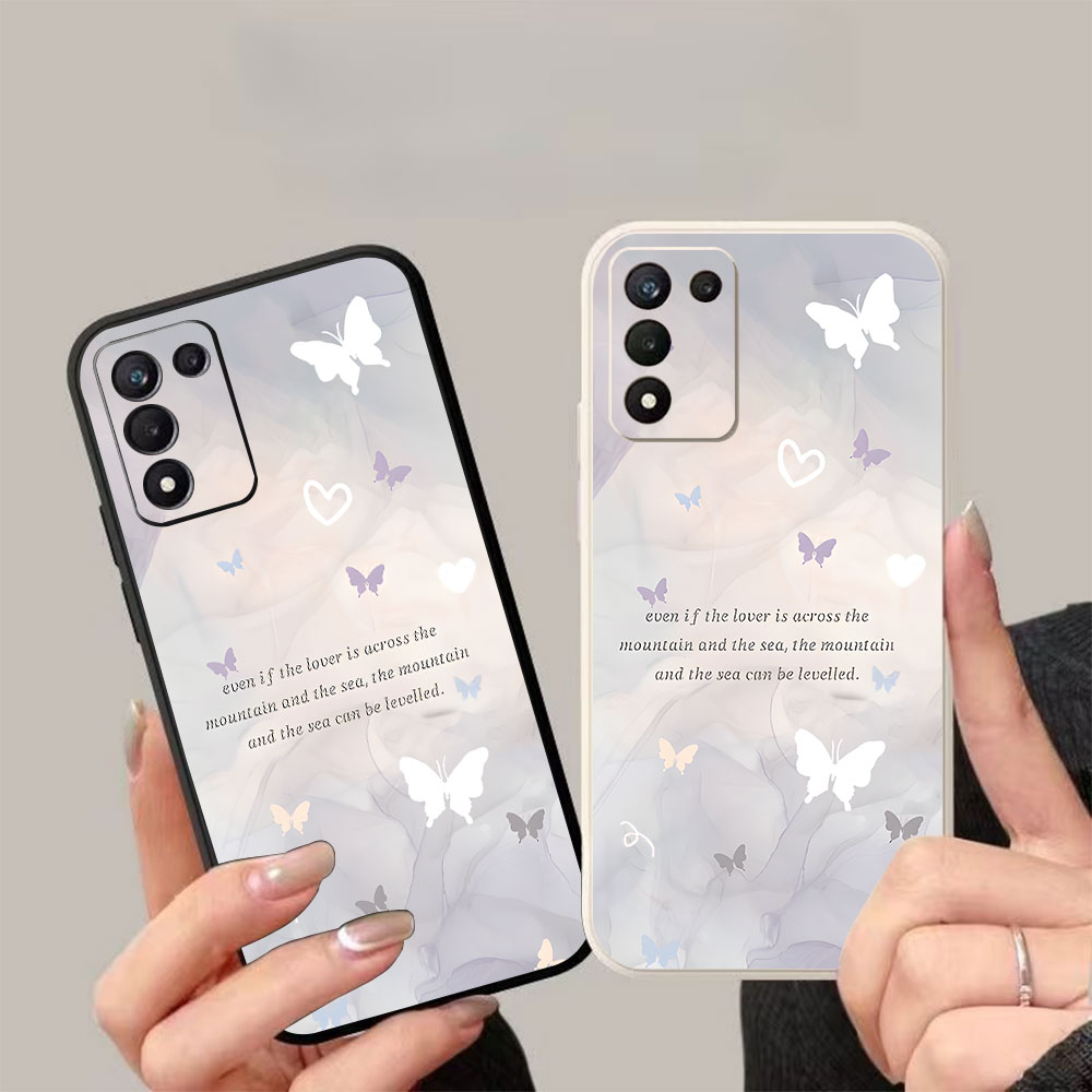Phone Cases Protective - Minimalist Butterfly Silicone Phone Case For