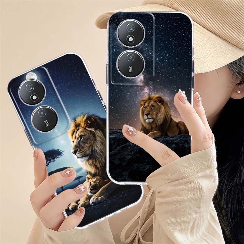 Phone Cases Under 200 - Lion Under The Starry Sky For