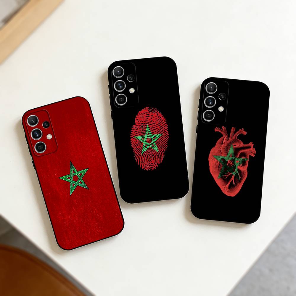 Phone Cases For Samsung - F-Flag of M-Morocco Aesthetics Phone Case