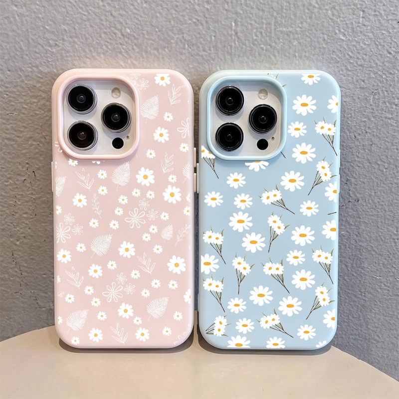 Phone Cases Moto G 2025 - Daisy Flowers 2-in-1 Multistep TPU Phone