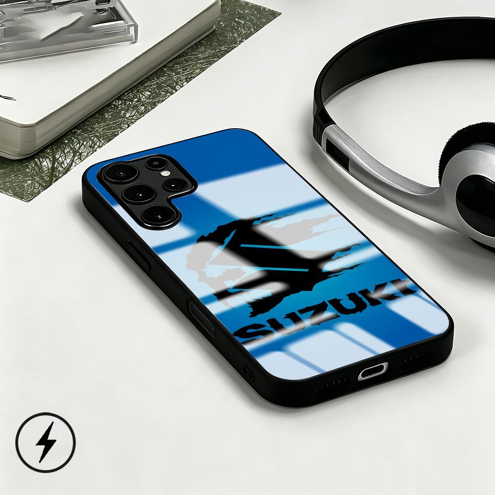 Phone Cases For Samsung - Supercar Suzuki-Now logo Phone Case For