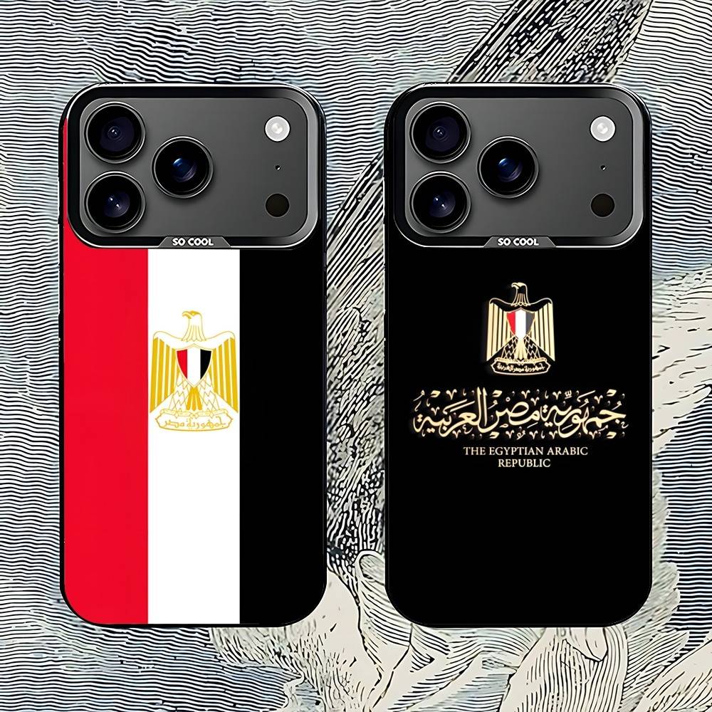Phone Cases Egypt - E-Egypt Flag ART Black Phone Case