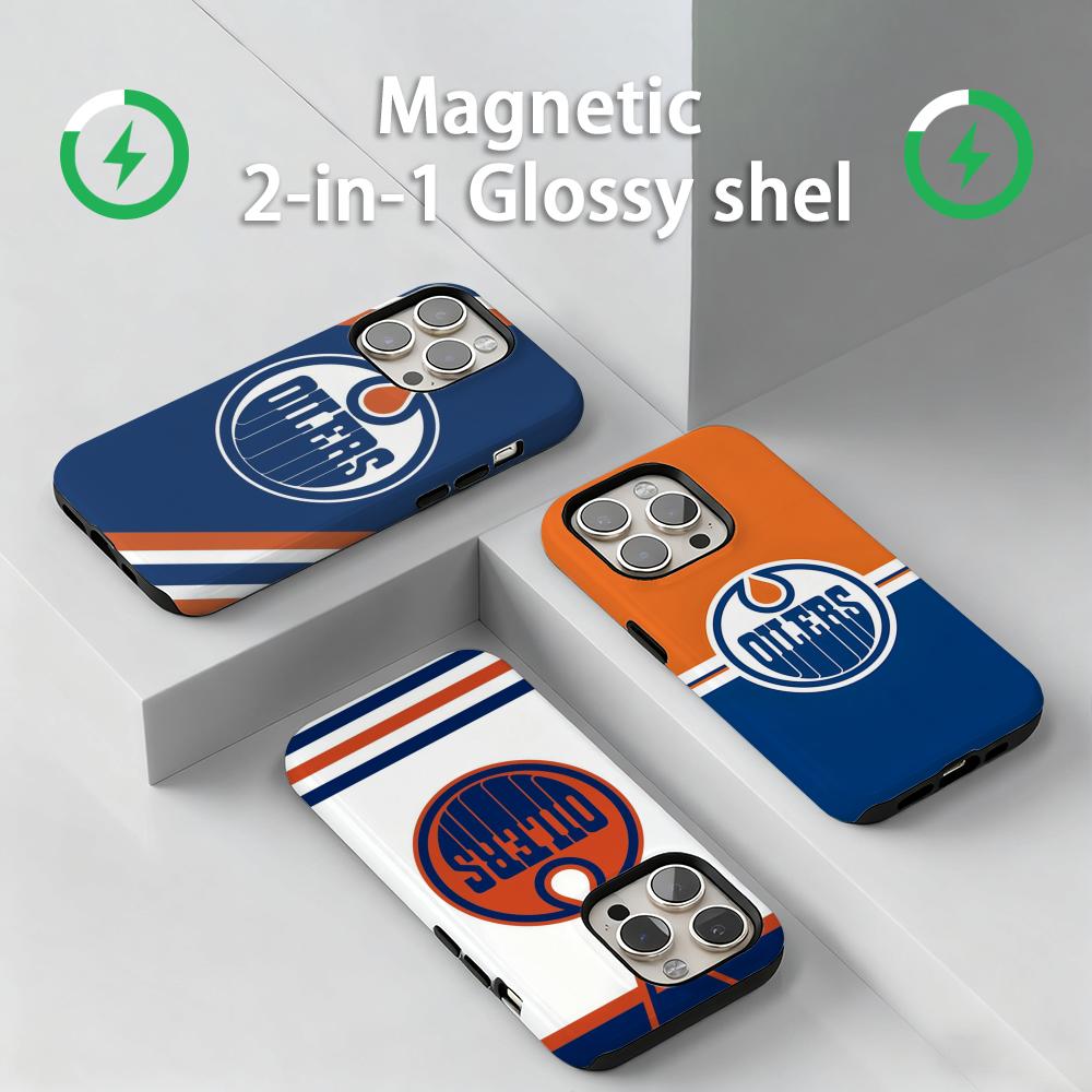 Phone Cases Edmonton - Edmontons o-Oilers Phone Case Magnetic 2-in-1