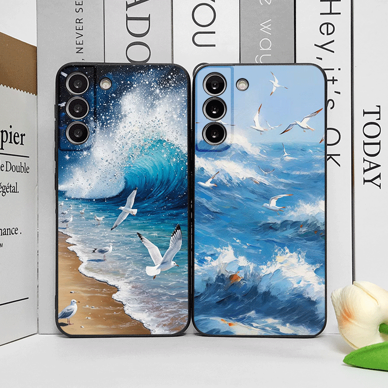 Phone Cases For Motorola - Summer Beach Blue Ocean Wave Phone