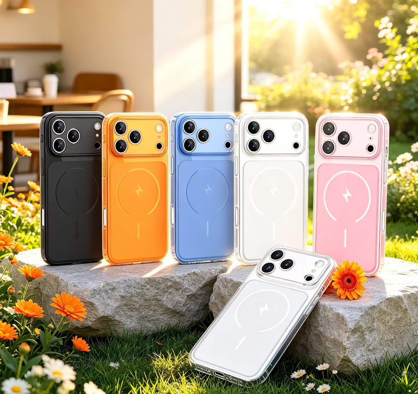 Phone Cases Loopy - Shockproof Lightning Clear Color Phone Case