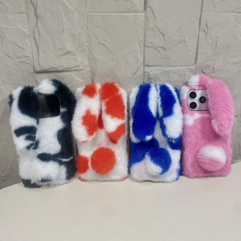 Phone Cases For Iphone 11 - Cute Rabbit Design Fluffy Phone Cases