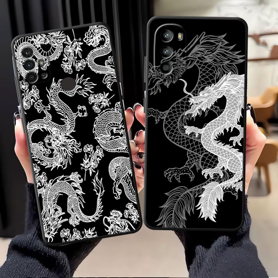 Cool Chinese Dragon Soft Back  - Phone Cases Motorola review and price