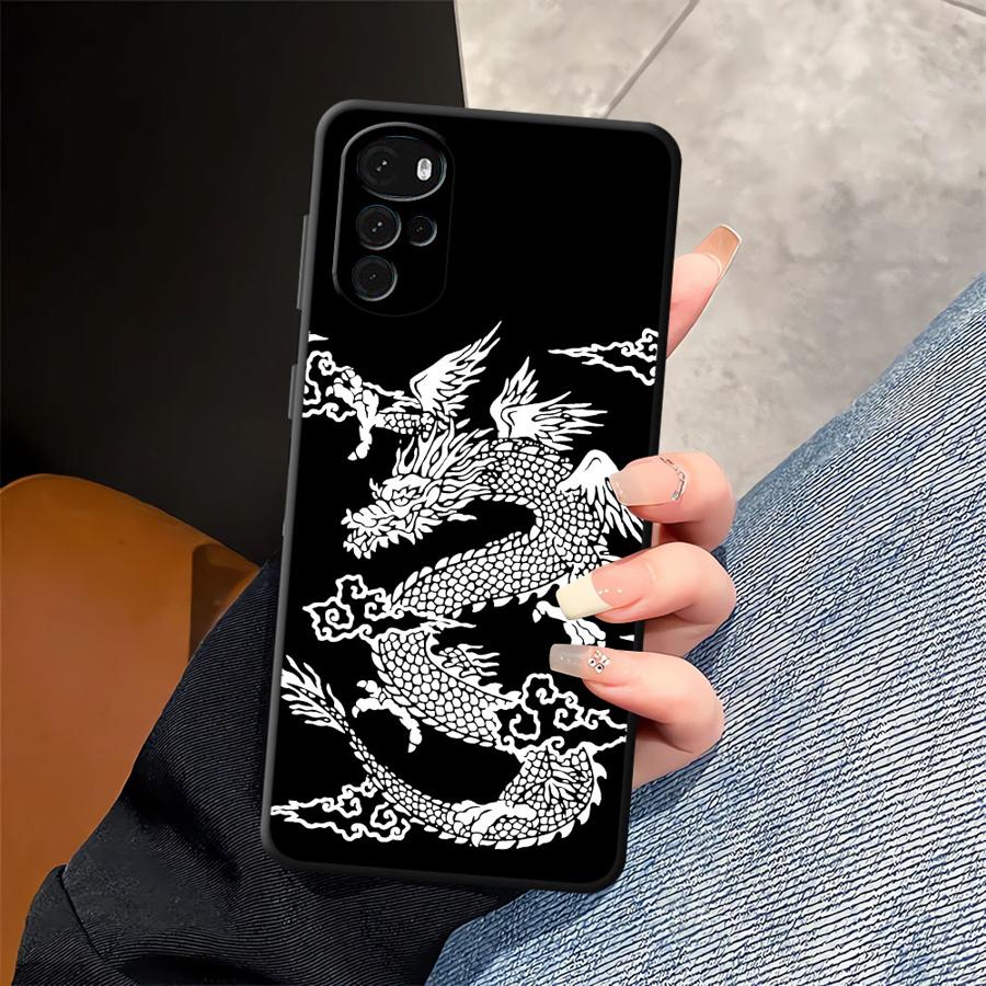 Cool Chinese Dragon Soft Back  - Phone Cases Motorola review and price