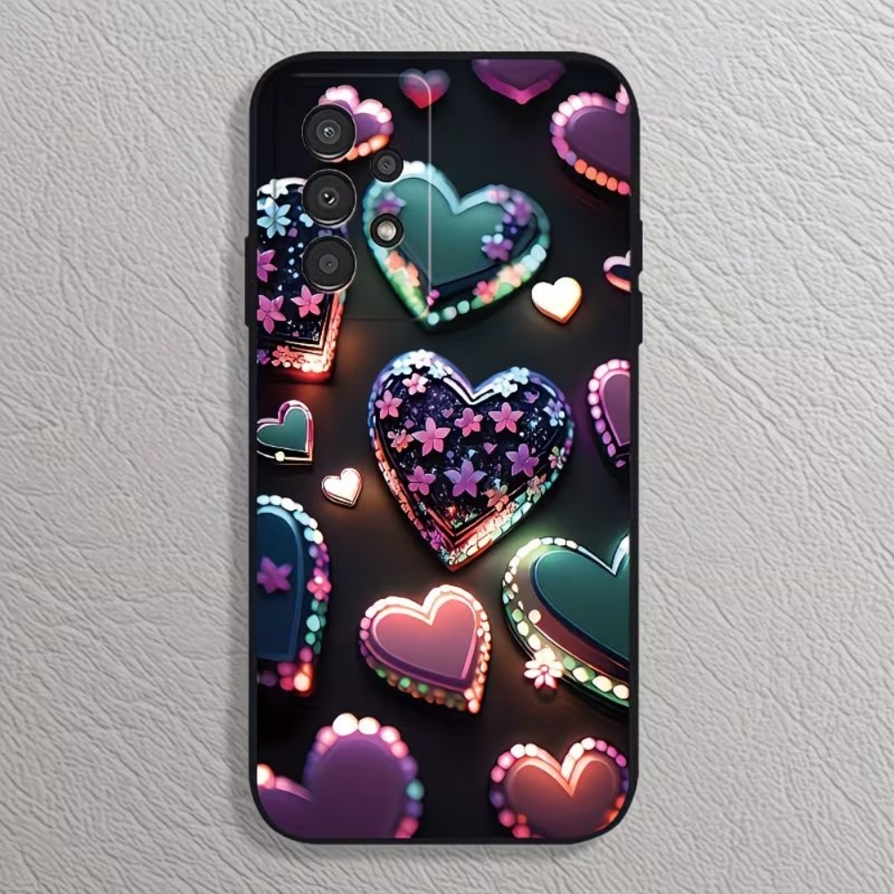 Glowing Heart Anti Fingerprint - Phone Cases Protective review and price