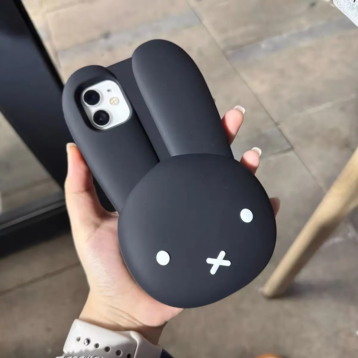 Miffy Rabbit Black Silicone Ph - Phone Cases Big W review and price