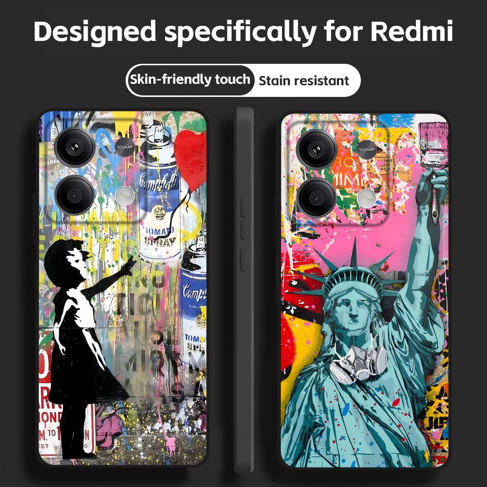 Banksy Graffiti Art  Phone Cas - Phone Cases Black review and price