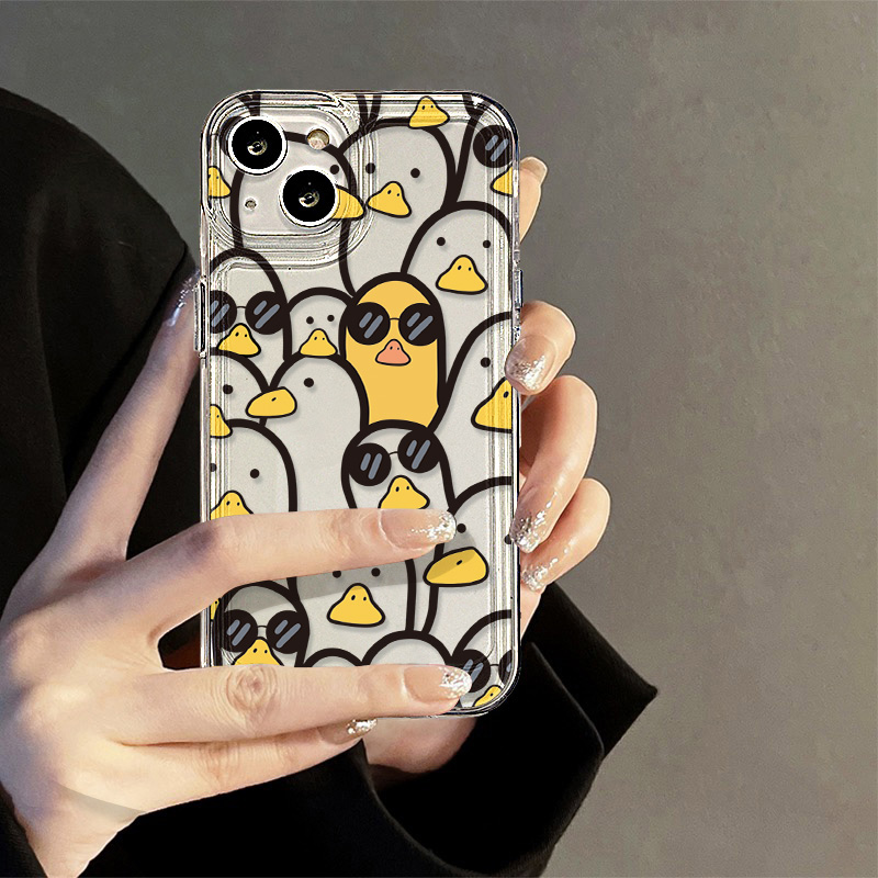 Cute Cartoon Duck Case Girls F - Phone Cases Protective review and price