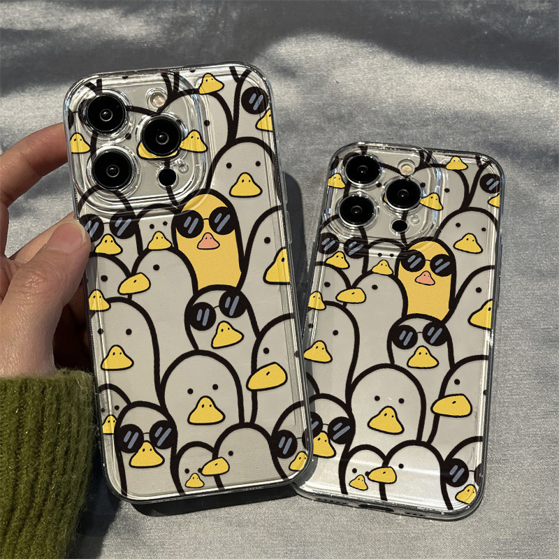 Cute Cartoon Duck Case Girls F - Phone Cases Protective review and price