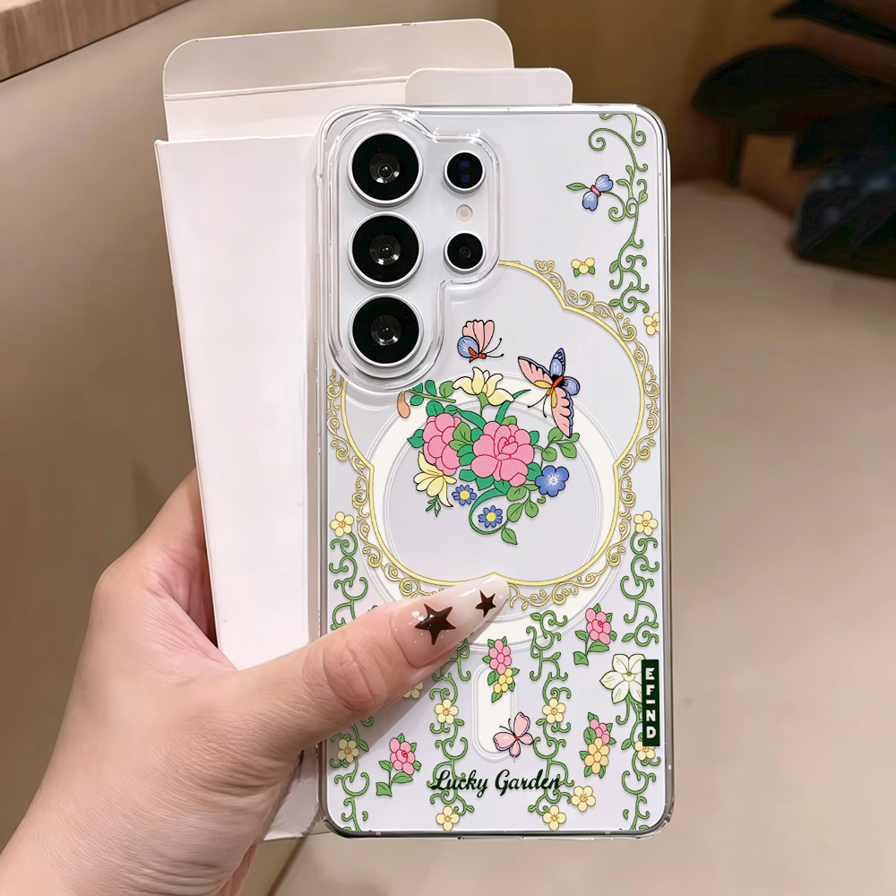 Blue Flower Magnetic Phone Cas - Phone Cases Quality review and price