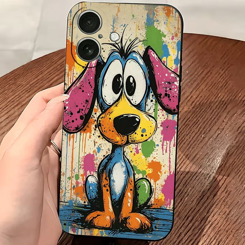 Graffiti Colored Puppy TPU Pho - Phone Cases For Iphone 11 review and price