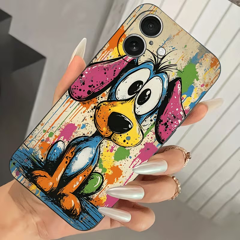 Graffiti Colored Puppy TPU Pho - Phone Cases For Iphone 11 review and price