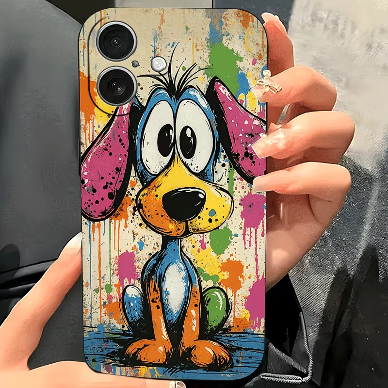 Graffiti Colored Puppy TPU Pho - Phone Cases For Iphone 11 review and price