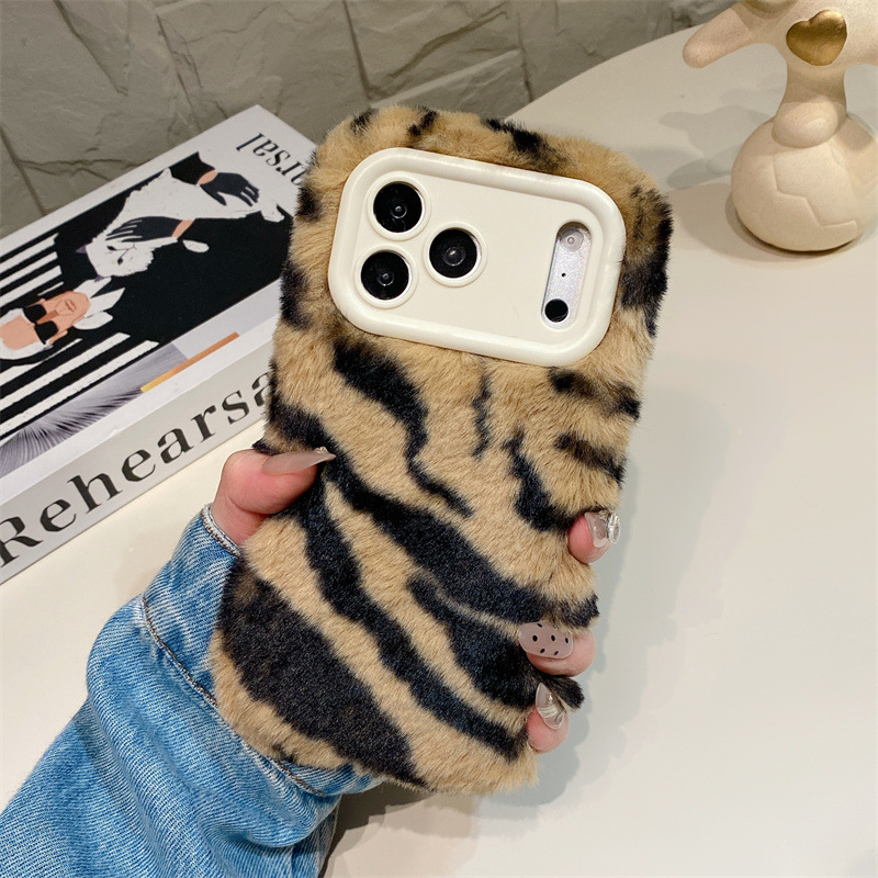 Luxury Zebra Pattern Fluffy Pl - Phone Cases Protective review and price