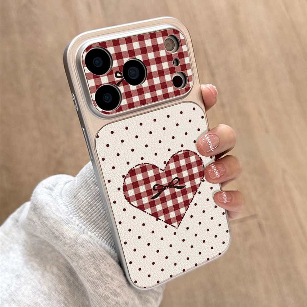 Sweet Cherry Bow Leather Phone - Phone Cases Quality review and price