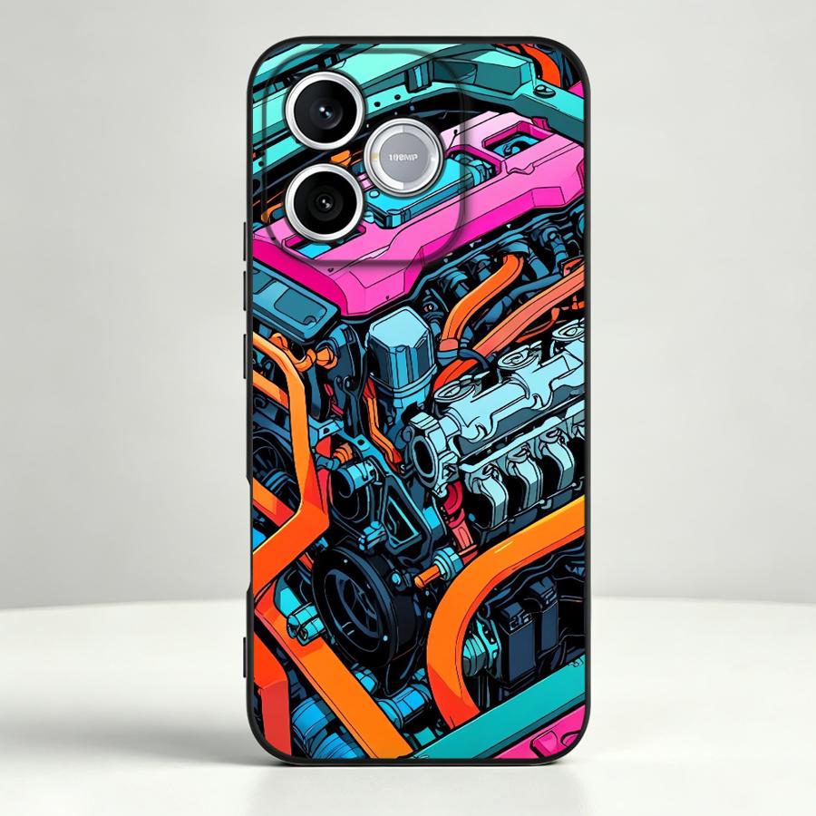 Colorful Car Engine Art Funda  - Phone Cases Honor review and price