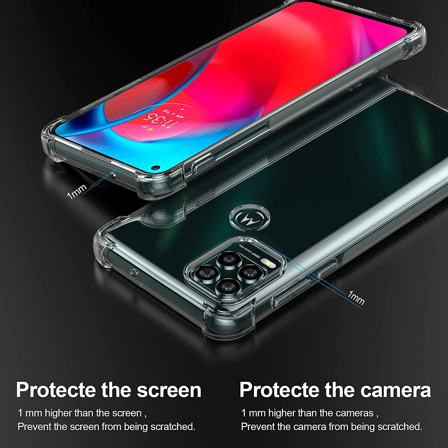 Crystal Clear Anti-slip Anti-S - Phone Cases Moto G review and price
