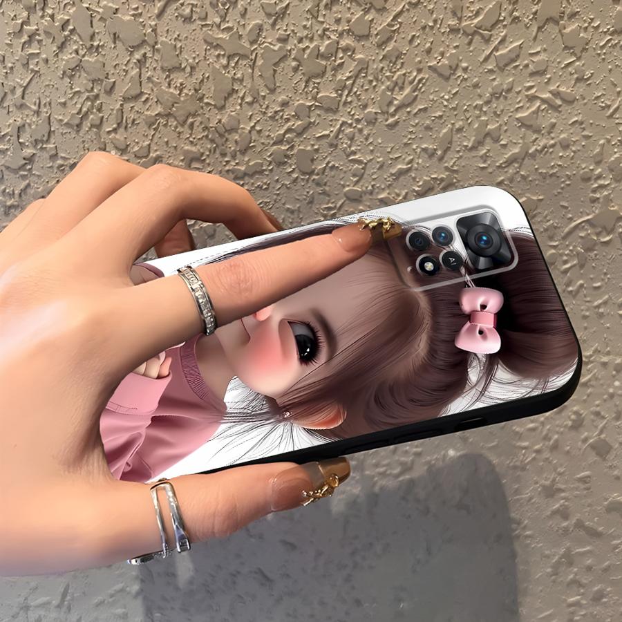 Cartoon Girl Pattern Funda Pho - Phone Cases For Iphone 11 review and price