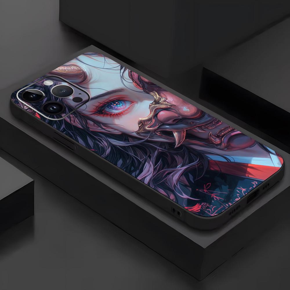 Japan ghost face Samurai Phone - Phone Cases Japan review and price