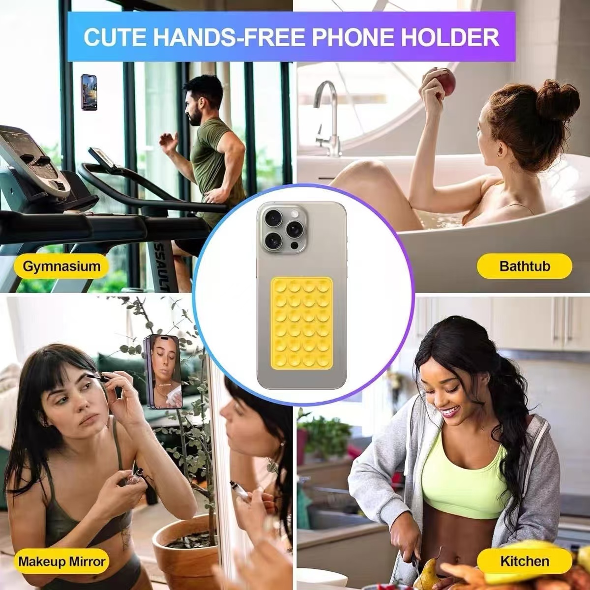 Silicone Suction Cup Phone Hol - Phone Cases Holder review and price