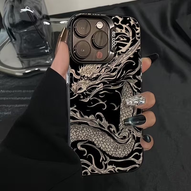 Dragon Totem Pattern Phone Cas - Phone Cases Protective review and price