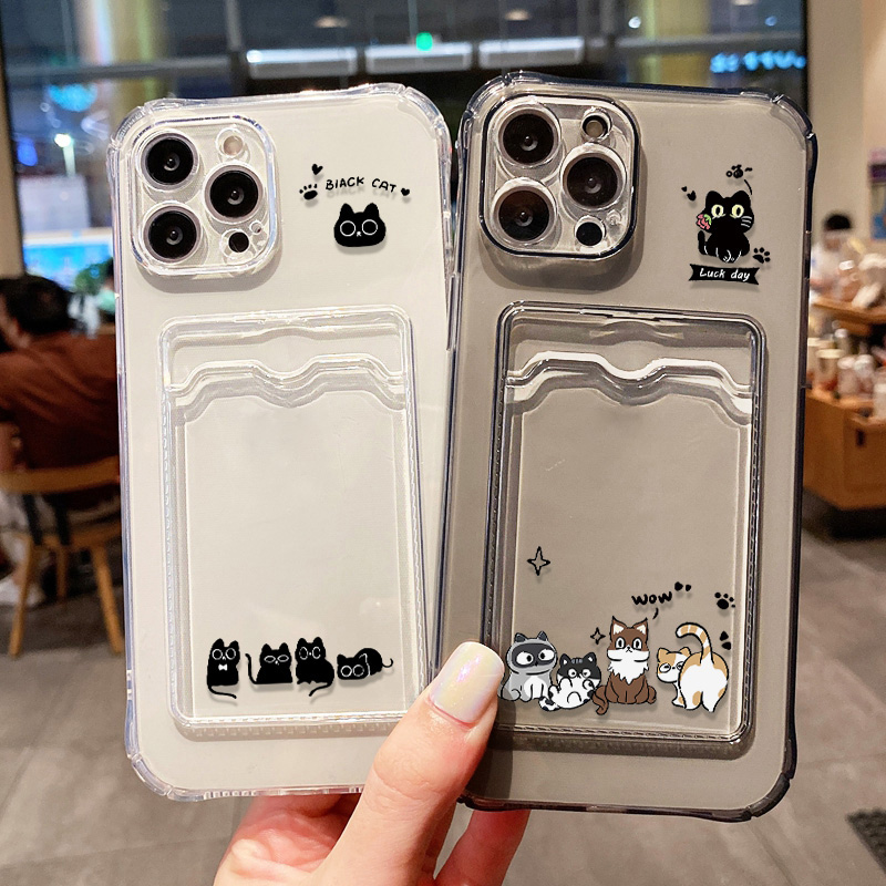 Cute Black Cat Phone Case For  - Phone Cases Holder review and price