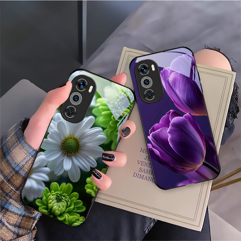 Purple tulip pattern For Motor - Phone Cases For Motorola review and price
