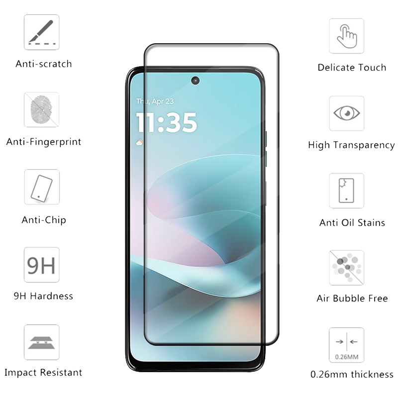 6-in-1 For Moto G67 Glass For  - Phone Cases Moto G review and price