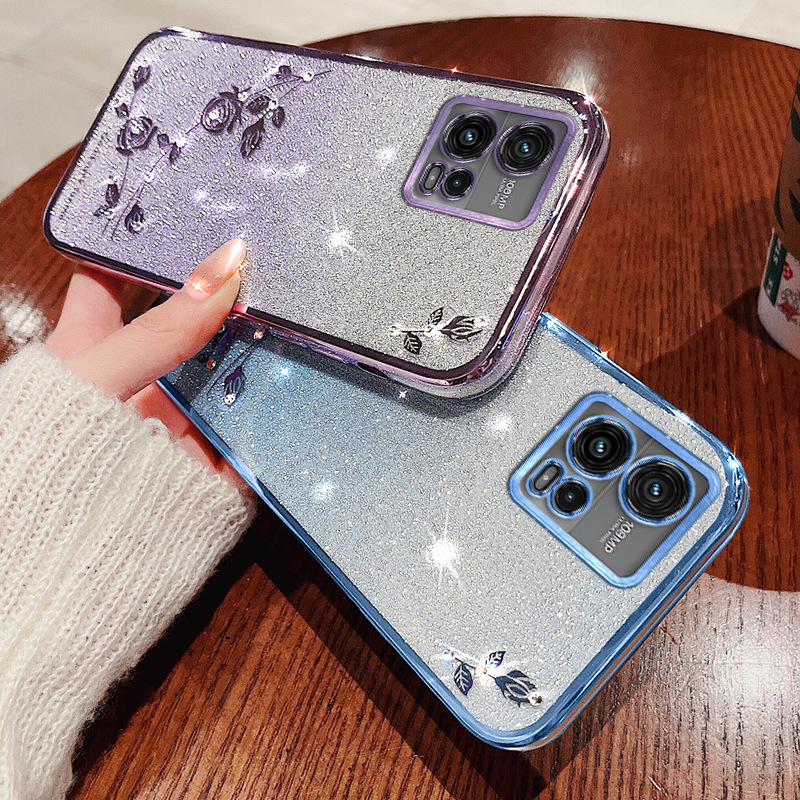 Plating Floral Case for Motoro - Phone Cases Moto G 2025 review and price
