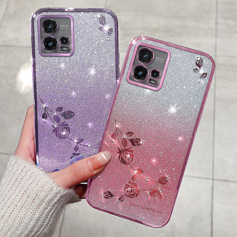 Plating Floral Case for Motoro - Phone Cases Moto G 2025 review and price