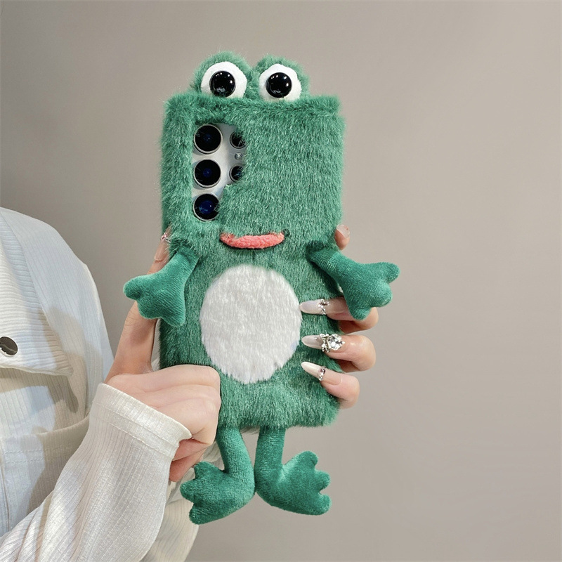 Plush Frog Phone Case, Cute Gr - Phone Cases Protective review and price