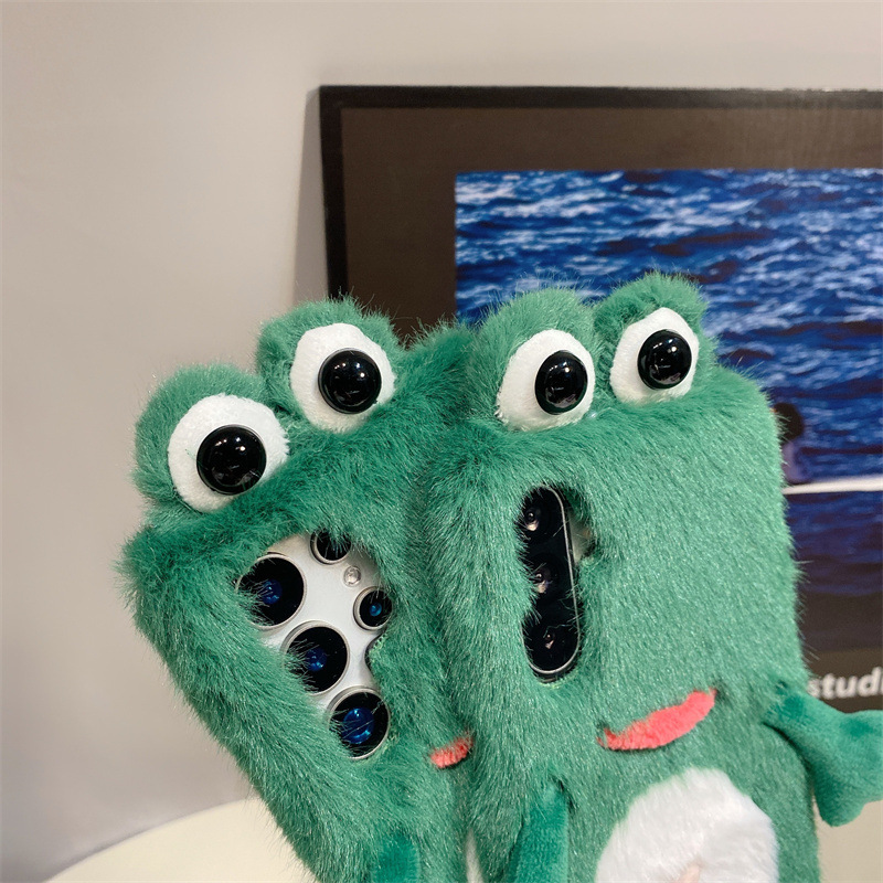 Plush Frog Phone Case, Cute Gr - Phone Cases Protective review and price