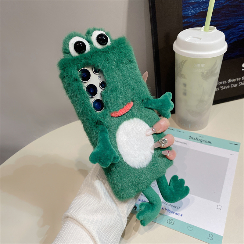 Plush Frog Phone Case, Cute Gr - Phone Cases Protective review and price