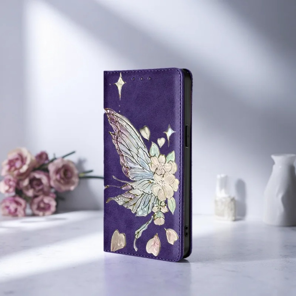 Painted Magnetic Flip Leather  - Phone Cases For Samsung review and price