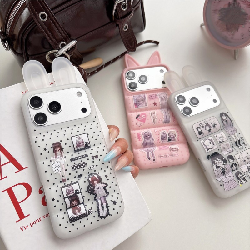 Japanese Y2K Cute Bunny Ear Ph - Phone Cases Japan review and price