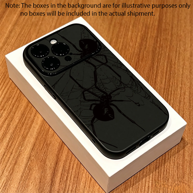 Cool Black Spider Pattern Phon - Phone Cases Black review and price